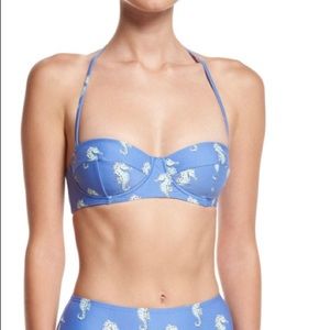 Kate spade seahorse swimsuit bikini top